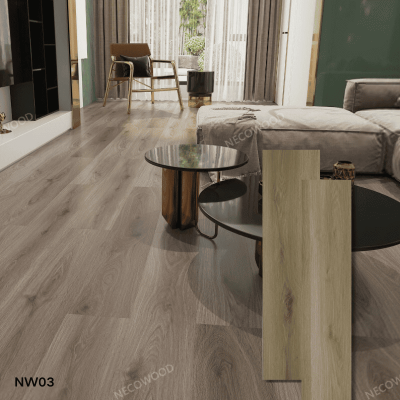 Modern Zero Formaldehyde Antibacterial Spc Flooring