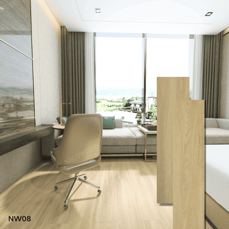 4/5/6mm Thickness Naturelle Click Vinyl Flooring