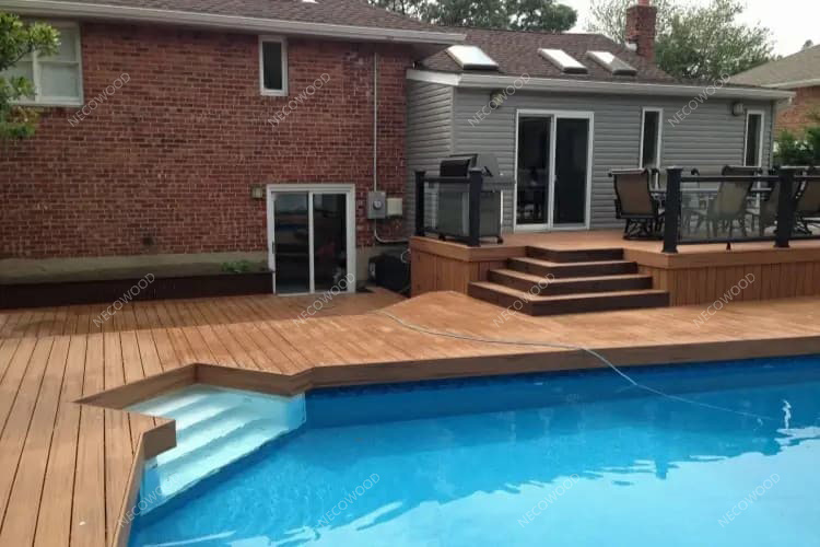 Necowood, 수영장 WPC 데크에 대한 2025년 가이드 발표