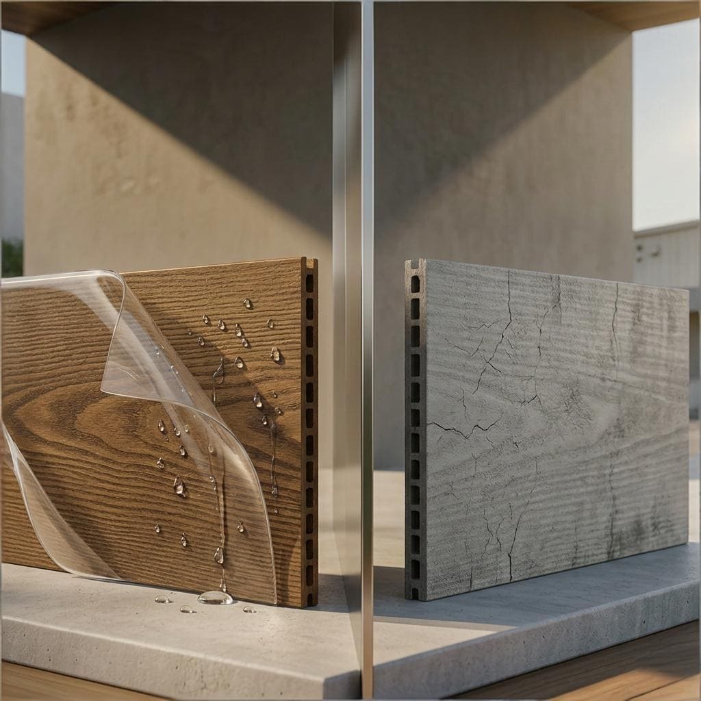 10년의 퇴색 주기 깨기: 건축가가 표준 WPC에서 Necowood® ASA 차폐로 전환하는 이유