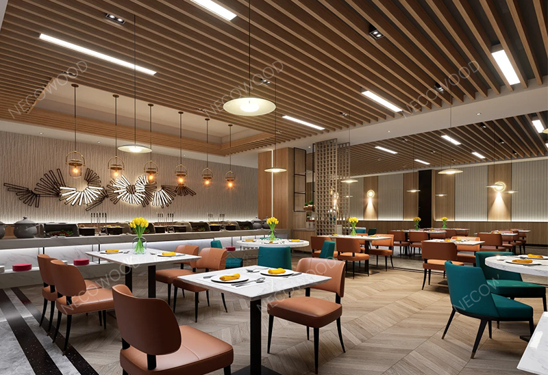 네코우드, 글로벌 주거 및 상업 건축을 위한 프리미엄 인테리어 WPC 천장 및 WPC 벽 패널 출시