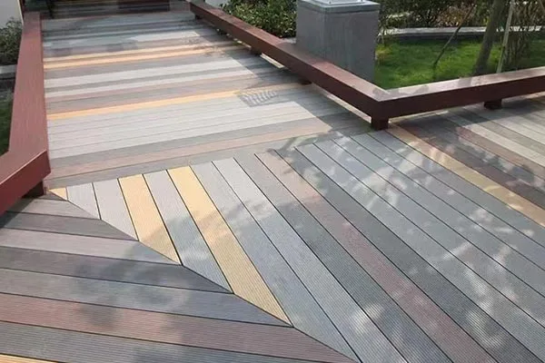 PE Decking Product Application Display