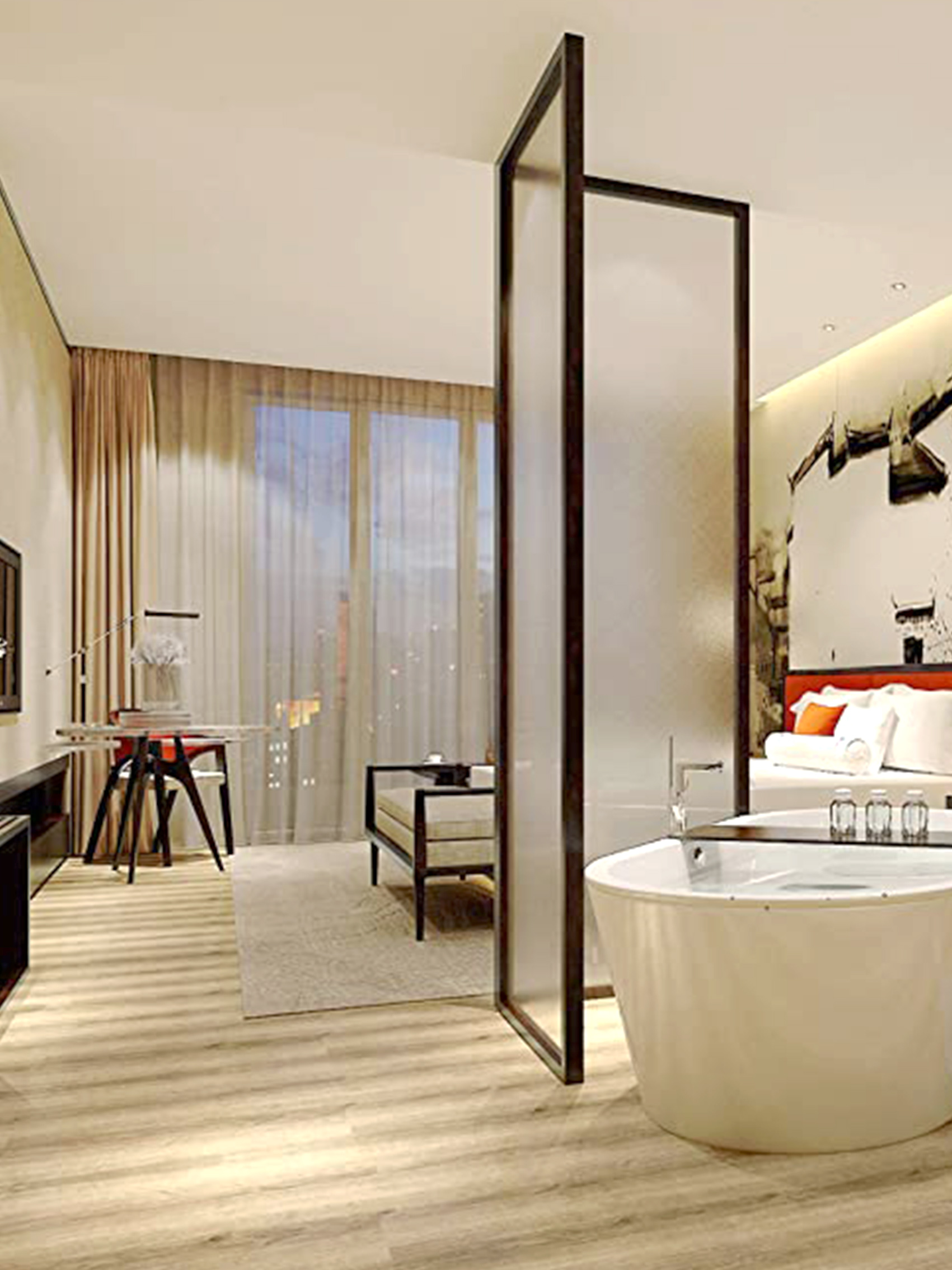 SPC 잠금 바닥재 다목적 응용 프로그램